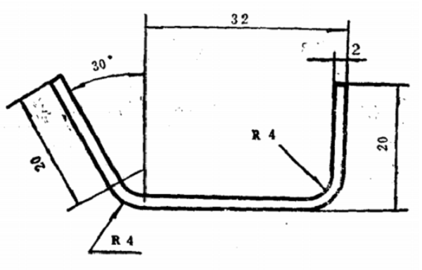 五金冲压加工件展开图 五金冲压加工件展开图