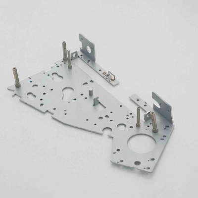 电解板五金冲压件俯视图片 电解板五金冲压件俯视图片