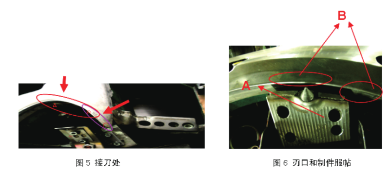 接刀处和刃口 接刀处和刃口
